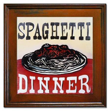 Do kuchni - Spaghetti - 40x40 cm - G16421