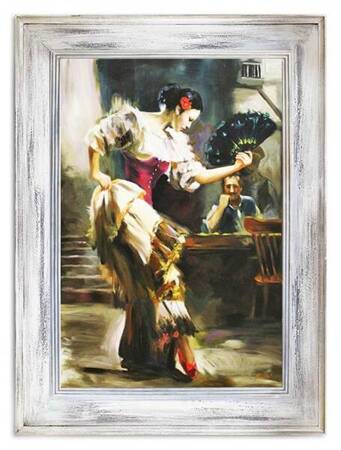 Ludzie - Kobieta tańcząca flamenco - 86x116 cm - G95224