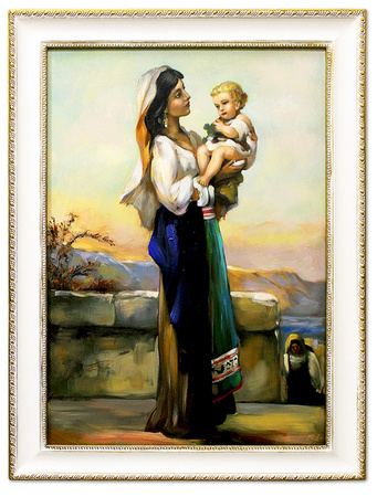 Maryja - Św. Maryja z Jezusem - 63x84 cm - G06286