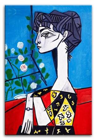 Pablo Picasso - Jacqueline z kwiatami - 60x90 cm - G92528