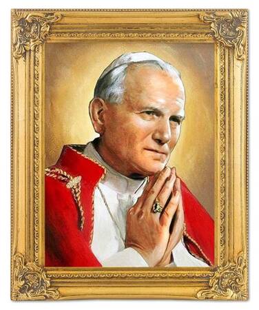 Papież Jan Paweł II - Modlitwa - 37x47 cm - G95322