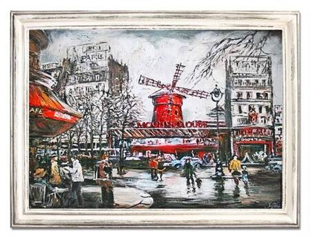 Paryż - Moulin Rouge - 63x83 cm - G00997