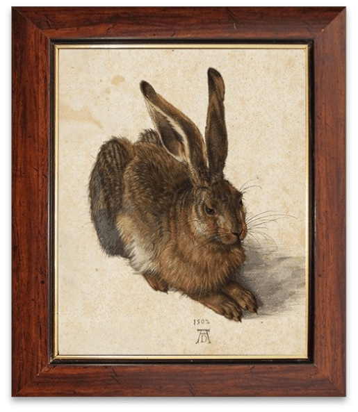 rabbit painting