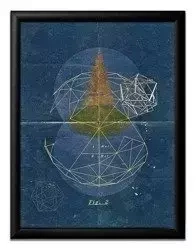 Mapa nieba - 33x43 cm - G98890