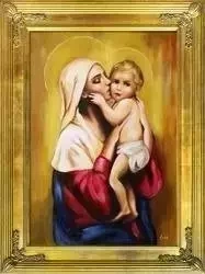 Maryja - Maria z Dzieciątkiem - 63x84 cm - G05337