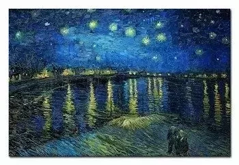 Vincent van Gogh - Gwiaździsta noc nad Rodanem - 60x90 cm - G100732