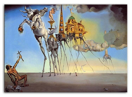 Salvador Dali - Kuszenie świętego Antoniego - 50x70 cm - G93747