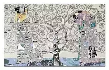 Obraz olejny - drzewo życia, Gustav Klimt - 200x125 cm - G104346