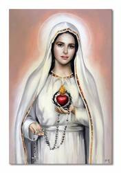 Obraz olejny - Religijne - Serce Maryi - 60x90 cm - G106482