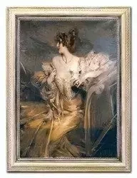 Giovanni Boldini - Kobieta w różowej sukni - 68x88 cm - G98854