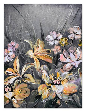 Kwiaty nowoczesne - Ogrody - 90x120 cm - G99951