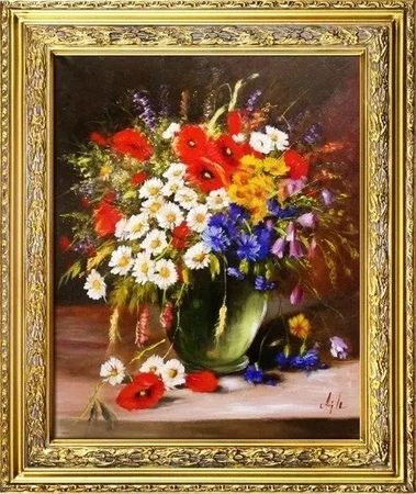 Bukiety mieszane - Polne kwiaty - 53x64 cm - G05558