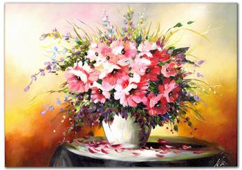 Obraz olejny - Bukiety mieszane - 110x150 cm - G119137