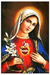 Obraz olejny - Obrazy Maryjne - Serce Maryi - 60x90 cm - G119354