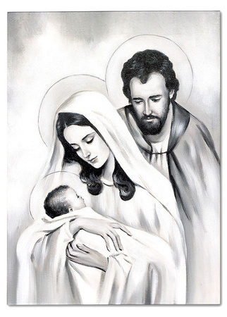 Obraz olejny - Religijne - Święta Rodzina - 50x70 cm - G105073