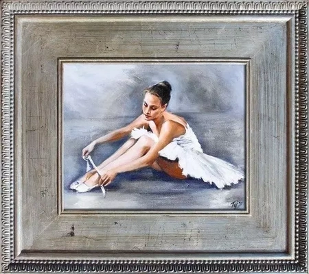 Baletnice - Młodziutka baletnica - 63x73 cm - G17513