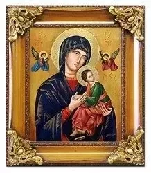Maryja - Święta Maria z Jezusem - 65x75 cm - G06285