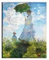 Claude Monet - Kobieta z parasolką - 50x70 cm - G92525