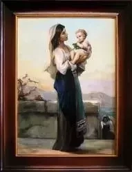 Maryja - Św. Maryja z Jezusem - 63x84 cm - G06286