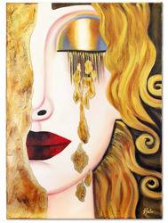 Obraz olejny - Gustav Klimt -Złote Łzy - 50x70 cm - G118454
