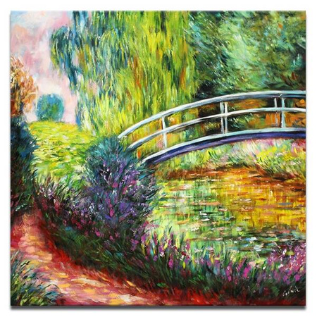 Claude Monet - Mostek japoński - 100x100 cm - G95721