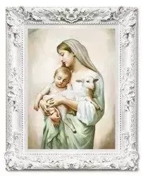 Maryja - Maria z małym Jezusem - 75x95 cm - G97393