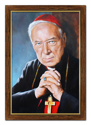 Obraz olejny - Religijne - Portret Kardynała Wyszyńskiego - 72x102 cm - G116671