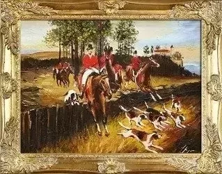 Polowanie - Kłus za zwierzyną - 84x64 cm - G02290