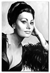 Obraz - Słynne postacie - 60x90cm - G00778
