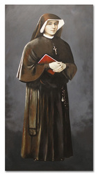 Obraz olejny - Religijne - Portret św. Faustyny - 80x150 cm - G112030