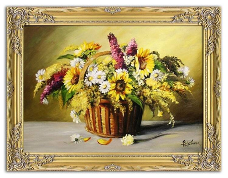 Bukiety mieszane - Słoneczniki - 63x84 cm - G15346