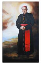 Obraz olejny - Religijne - Kardynał Stefan Wyszyński - 102x172 cm - G111411