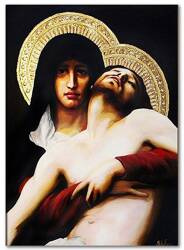 Obraz olejny - Obrazy Maryjne - William Adolphe Bouguereau - Pieta - 80x120 cm - G119363