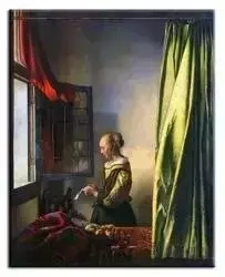 Jan Vermeer - Czytająca list - 40x50 cm - G92562