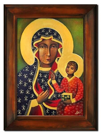 Obraz olejny - Matka Boska - 87x117 cm - G103121