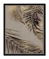 Złote wachlarze - 43x53 cm - G101304