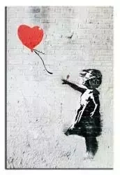 Banksy - Dziewczynka z balonikiem - 60x90 cm - G92691