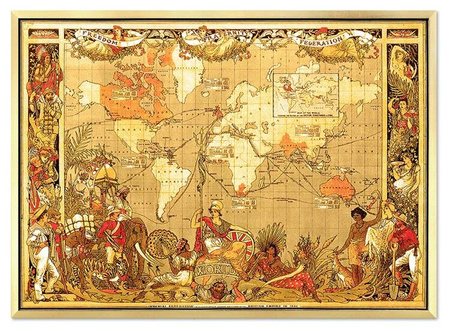 Mapy - Wojenna mapa - 64x84 cm - G92457