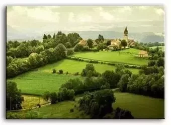 Krajobrazy - Zielone łąki - 60x90 cm - G93045