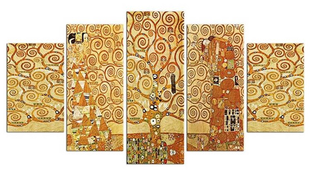 Gustav Klimt - Drzewo życia - 45x70 cm x2, 45x100 cm x2, 45x120 cm - G94861