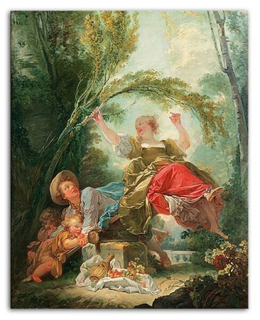 Jean Honore Fragonard - Huśtawka II - 40x50 cm - G93804