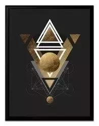 Złota kula słońca - 33x43 cm - G99110