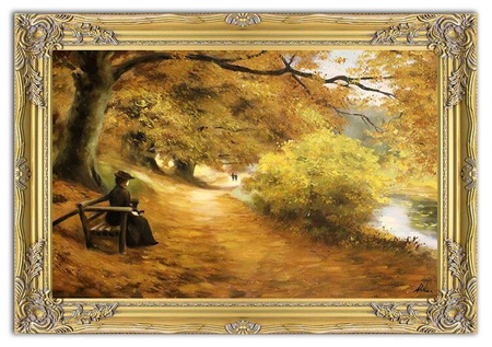 Obraz olejny - Pejzaż nowoczesny - 74x104 cm - G104545