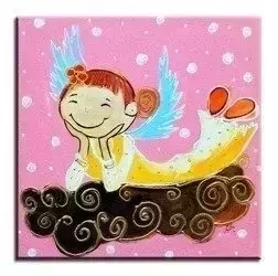 Obraz olejny - Dziecięce - 60x60 cm - G00135