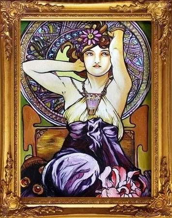 Alfons Mucha - Ametyst - 40x50 cm - G03839