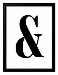 Czarno-białe - Symbol - 23x28 cm - G97750