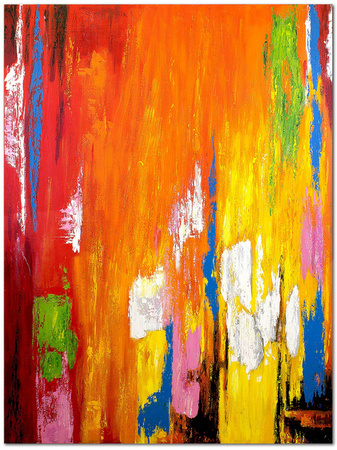 Obraz olejny - Abstrakcyjne - 120x160 cm - G118478