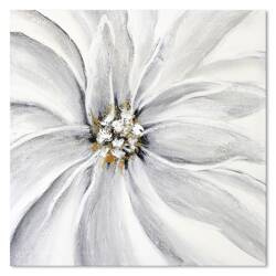 Obraz olejny - Kwiaty nowoczesne - 60x60 cm - G107366