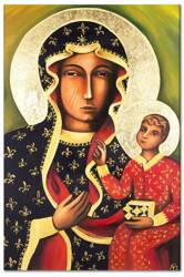 Obraz olejny - Obrazy Maryjne - Matka Boska Częstochowska - 80x120 cm - G119344