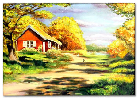 Obraz olejny - Pejzaże - 50x70 cm - G119482